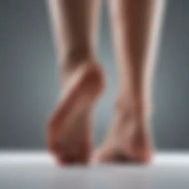 Visual representation of clinical implications relating to alethes foot in health sciences