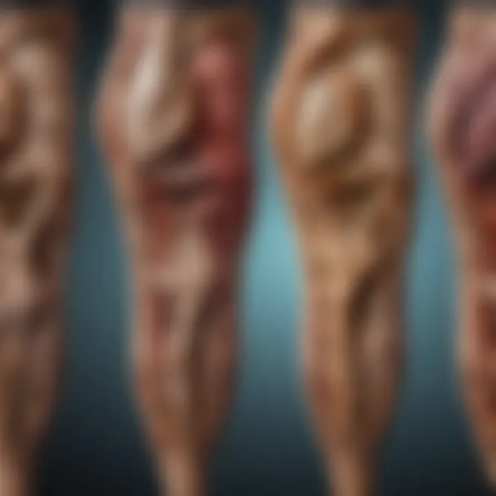 Infographic comparing various types of rhizotomy and their specific applications.