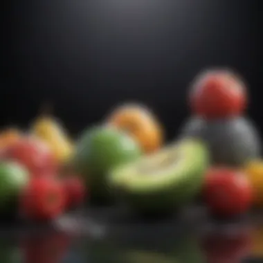 Fruits That Combat Acid Reflux A selection of fruits known for their alkalinity