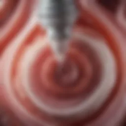 Illustration of the IUI procedure demonstrating the medical setting.