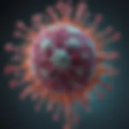 Detailed diagram of avelumab's mechanism of action in cancer therapy