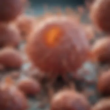 Microscopic view of bacterial pathogens related to meningitis