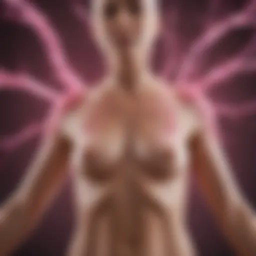 Visual representation of neuropathy symptoms in breast cancer patients