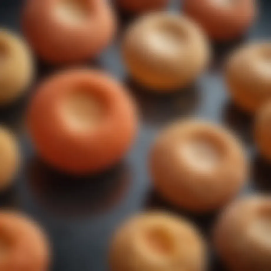 A close-up of Calcichew tablets highlighting their texture and color.