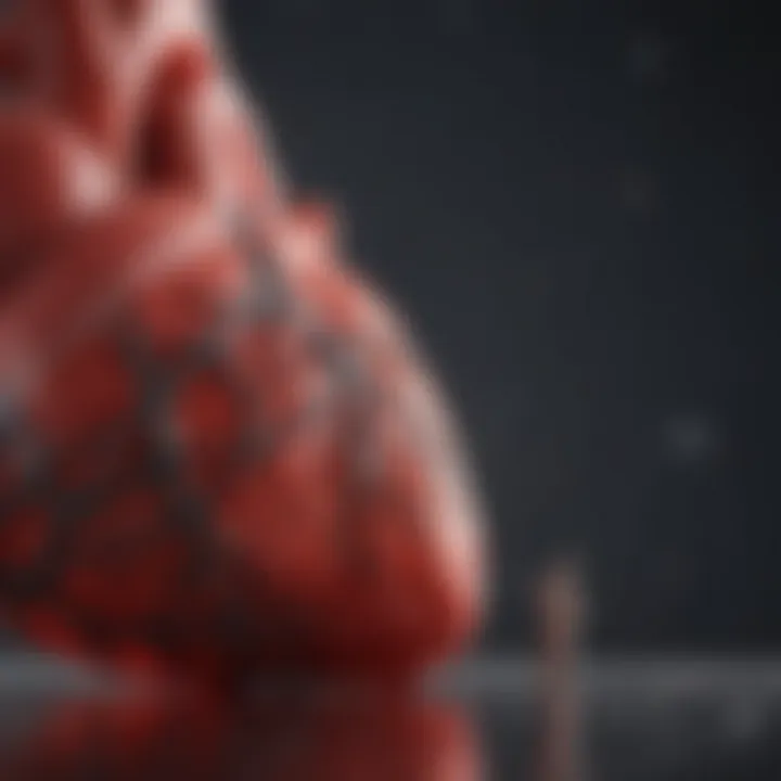 Infographic detailing risk factors associated with cardiovascular health