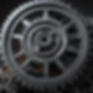 A visual representation of intertwined gears, symbolizing the complex interplay of factors contributing to chronic fatigue.