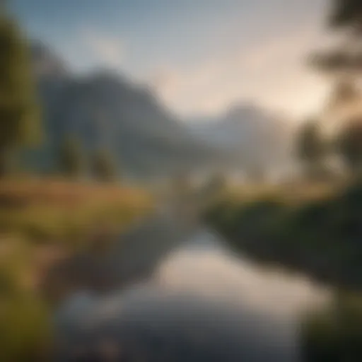 A serene landscape depicting tranquility and restfulness, symbolizing the need for recovery in chronic fatigue.