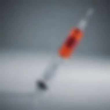Sinopharm Vaccine Vial and Syringe Vial of the Sinopharm vaccine with a syringe