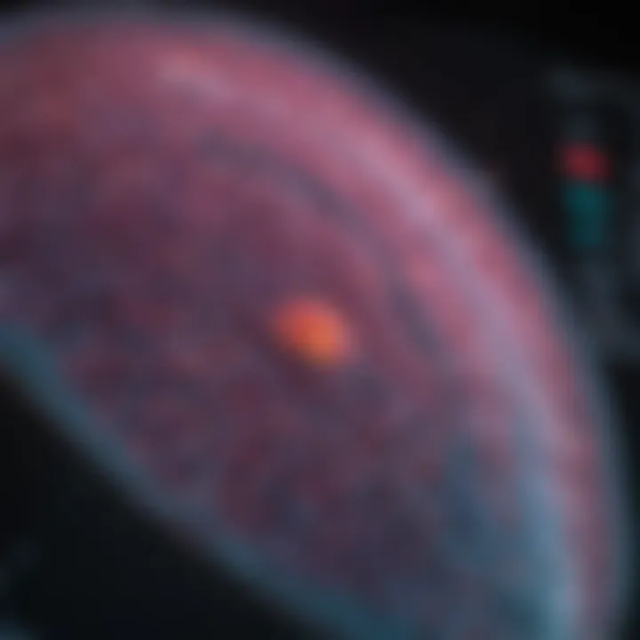 Graph showing statistical data on ovarian cancer detection rates through CT scans.