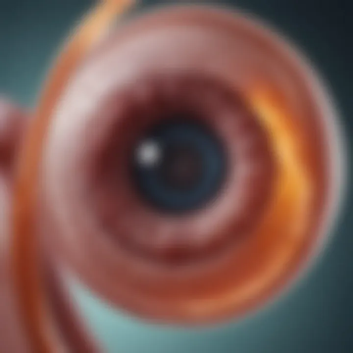 Visual representation of diagnostic techniques for twisted ovary
