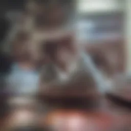 A serene environment fostering cognitive engagement in elderly individuals