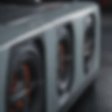 Innovative Battery Technology for Electric Vehicles Close-up of electric vehicle battery technology