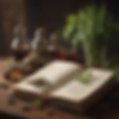Historical Herbal Remedies An ancient manuscript detailing herbal remedies and their uses