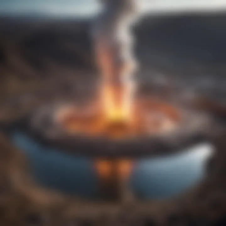 Geothermal power plant utilizing earth's heat