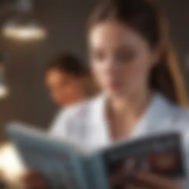 Nurse reading American Nurse Today magazine