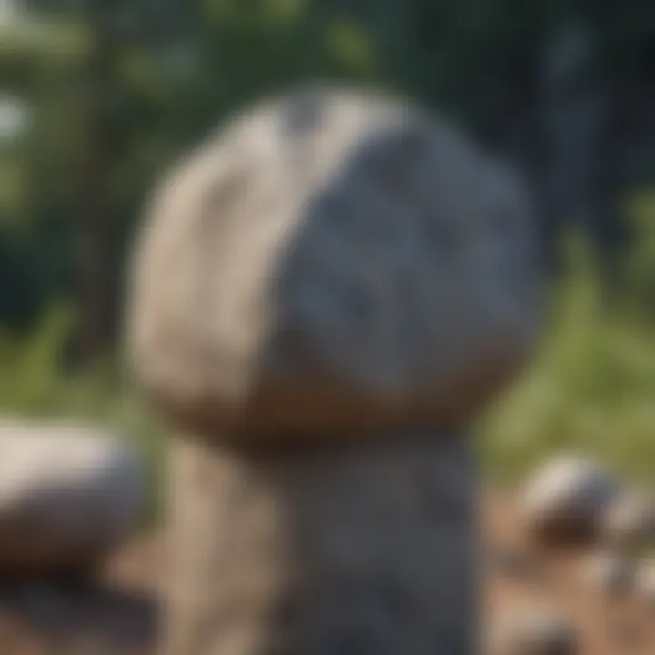 Sustainable stone post options showcasing eco-friendly materials