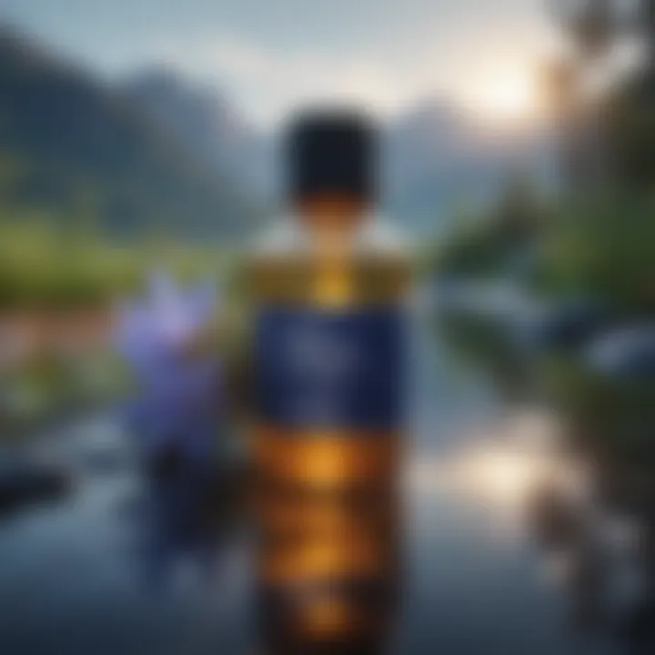 A serene landscape representing wellness