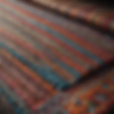 Close-up of traditional Brazilian textile patterns