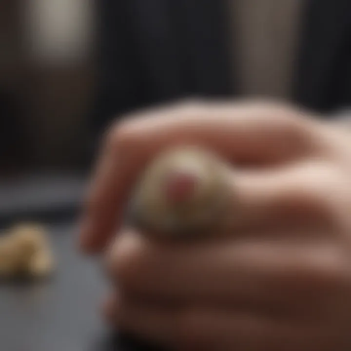 Ceremonial presentation of the DBU class ring to graduates