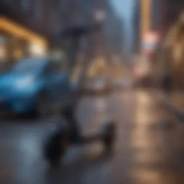 Urban commuting with electric scooters