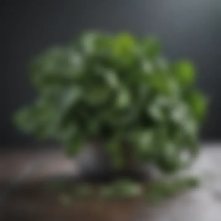 A fresh bunch of spinach, representing its nutritional value and benefits.