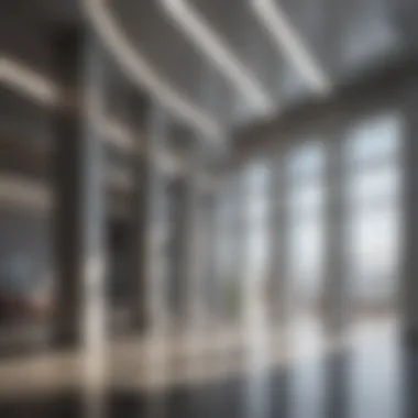 Innovative Architectural Light Integration A sophisticated architectural design showcasing natural light integration.