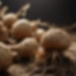 Maca root showcasing its natural form and texture