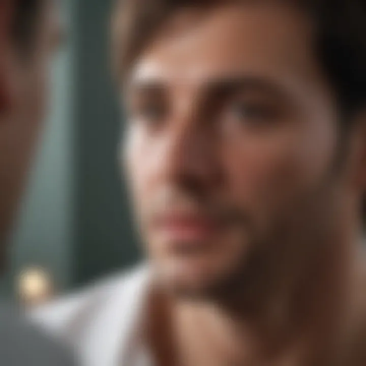 Consultation scenario for professional help regarding sexual health