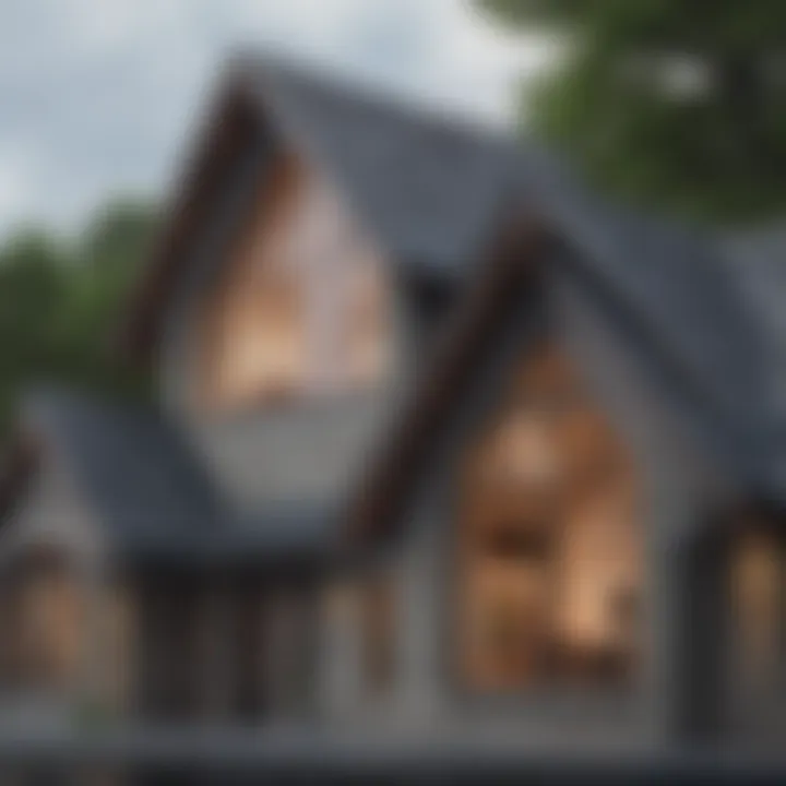 Comparison of gable and hipped roofs in modern architecture