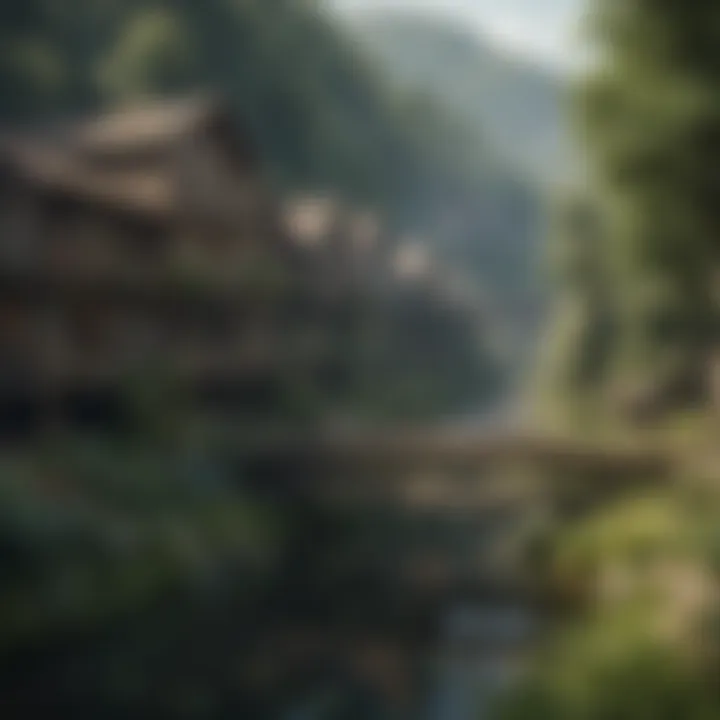 An eco village promoting social equity