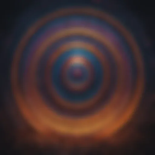 Vibrational patterns created by sound frequencies