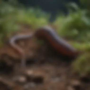 Ecological Role of Hawaiian Millipede Illustration depicting the ecological role of the Hawaiian millipede in soil health.