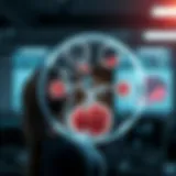 Visual representation of hormonal changes during menopause