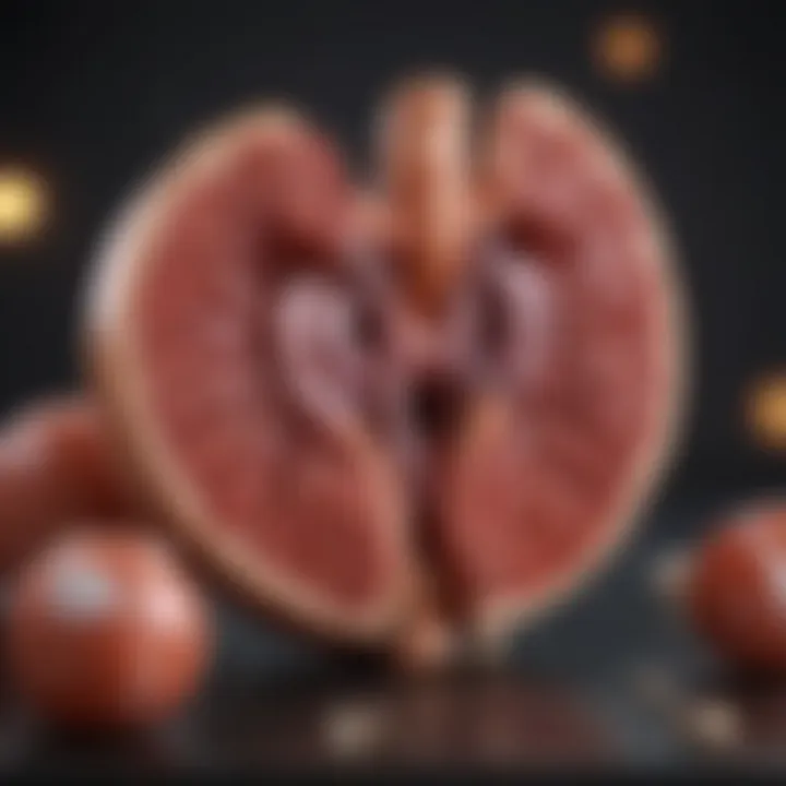 Diagram showing common causes of kidney pain