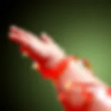 Visual representation of fluid accumulation in limbs