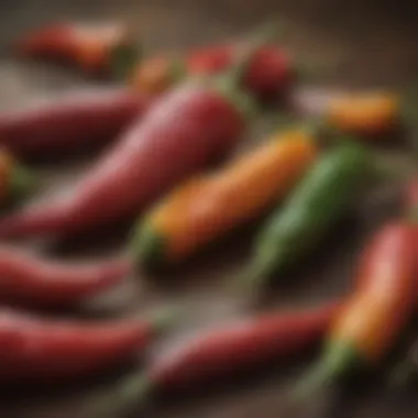 Close-up of chili peppers highlighting their metabolic benefits