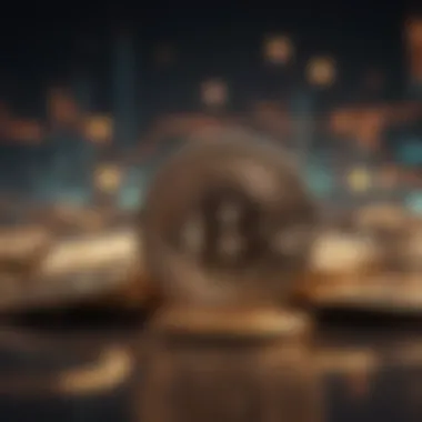 Macroeconomic Factors Shaping Cryptocurrency Prices Conceptual image of macroeconomic influences on pricing