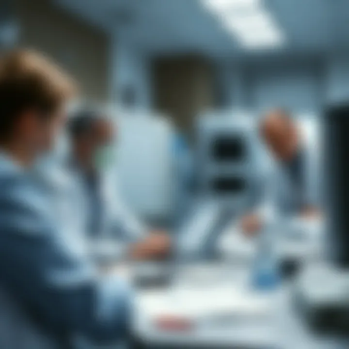 Healthcare facility's maintenance strategy meeting