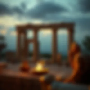 Historical representation of ancient hedonism