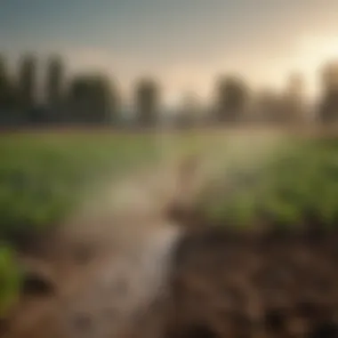 Impact of High Volume Irrigation on Crop Yields Demonstration of high volume irrigation in an agricultural field