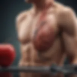 A visual representation of hypertension's impact on the cardiovascular system