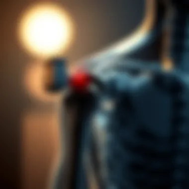 Illustration depicting shoulder impingement mechanics