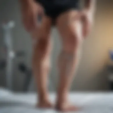 Patient recovery post knee replacement procedure