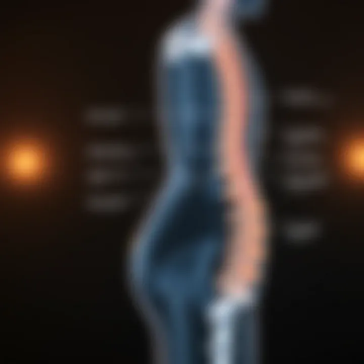 Physiological Effects of Scoliosis Diagram illustrating the physiological effects of scoliosis