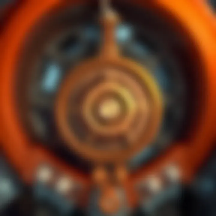 Visual representation of a log parser's operational mechanism