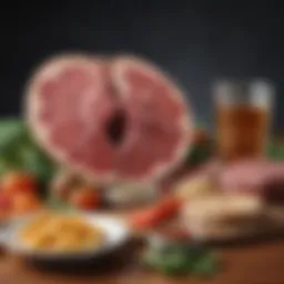 A visual representation of dietary guidelines for chronic renal failure.