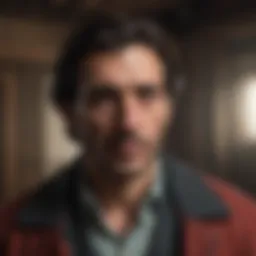 A historical portrait of Manuel Riveros reflecting his early life.
