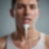 Illustration depicting the impact of milk on respiratory health in COPD patients.