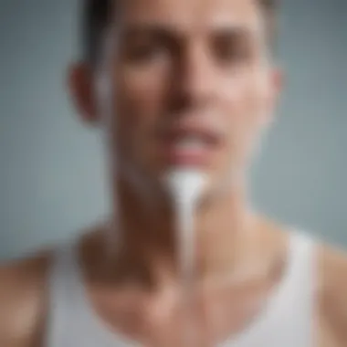 Illustration depicting the impact of milk on respiratory health in COPD patients.