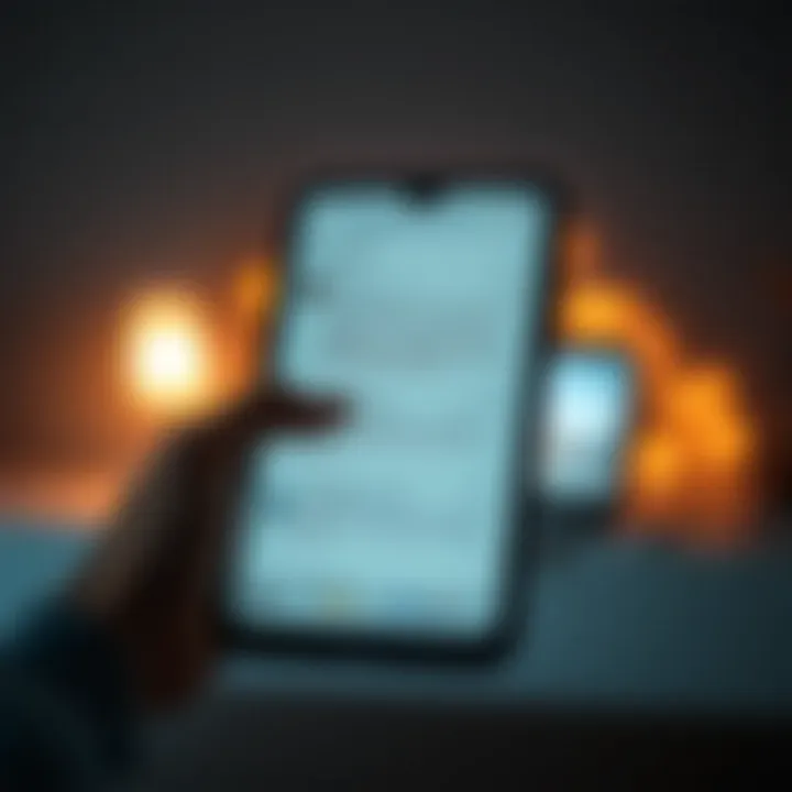 User interface of Google Note Taking